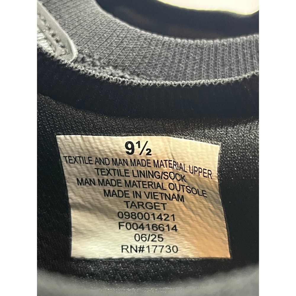 Goodfellow & Co Mens Knit Sneakers Black Cream Athletic Shoes 9.5 F00416614 - Picture 7 of 7